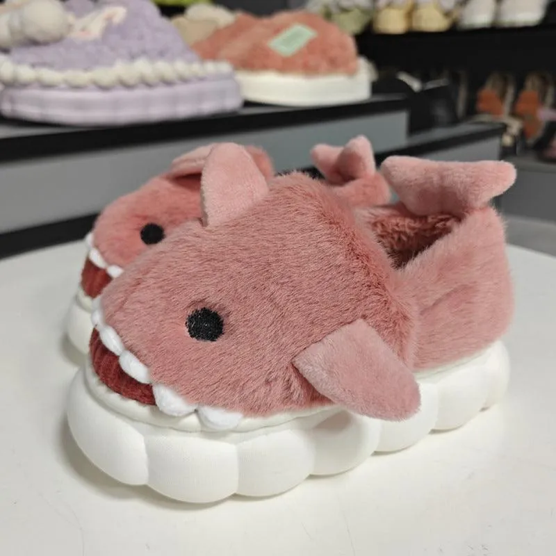 Autumn And Winter Bag Heel Children Cotton Slippers
