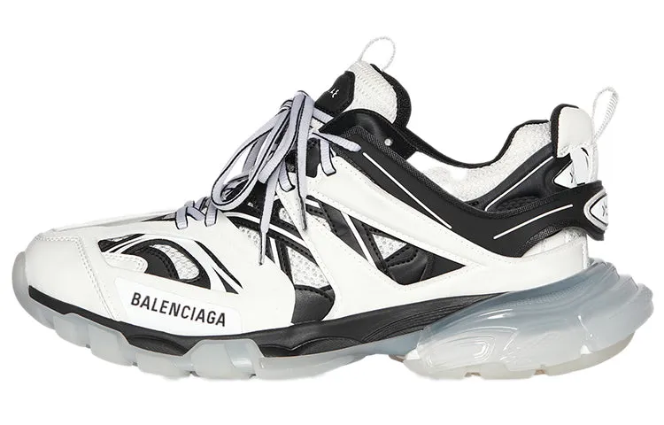 Balenciaga Track 1.0 Chunky Women Sneakers, White/Black