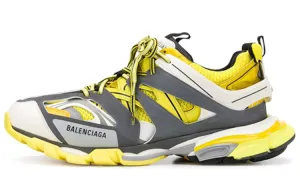 Balenciaga Track 1.0 Men Sneakers, Dark Grey/Yellow/White