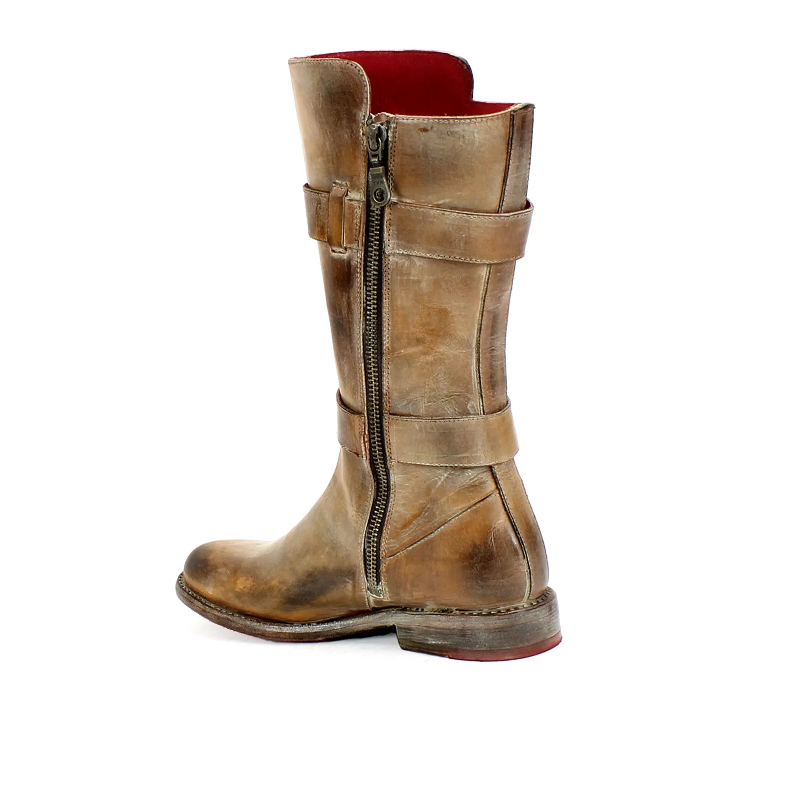Bed Stu Turn Tall Boot (Women) - Tan Rustic White
