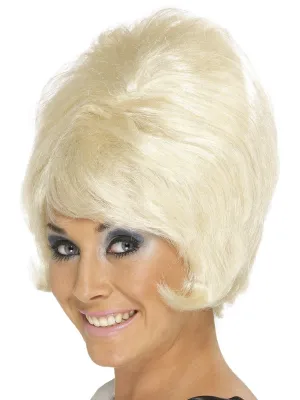 Beehive Wig Blonde 60s