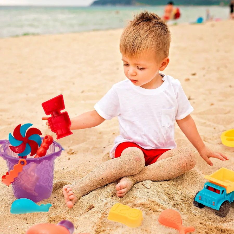 B.Toys BX1308Z Summer Beach Bag >18Mth - Papaya