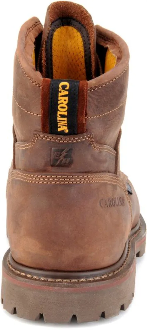 Carolina Boots 28 Series 6" Waterproof Grizzly Round Toe Boots for Men