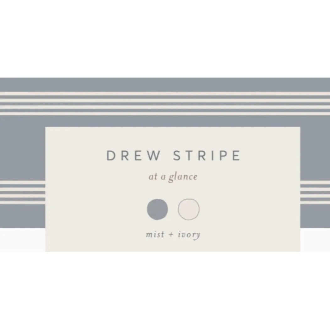Colored Organics Baby Morgan Bodysuit - Drew Stripe/ Mist