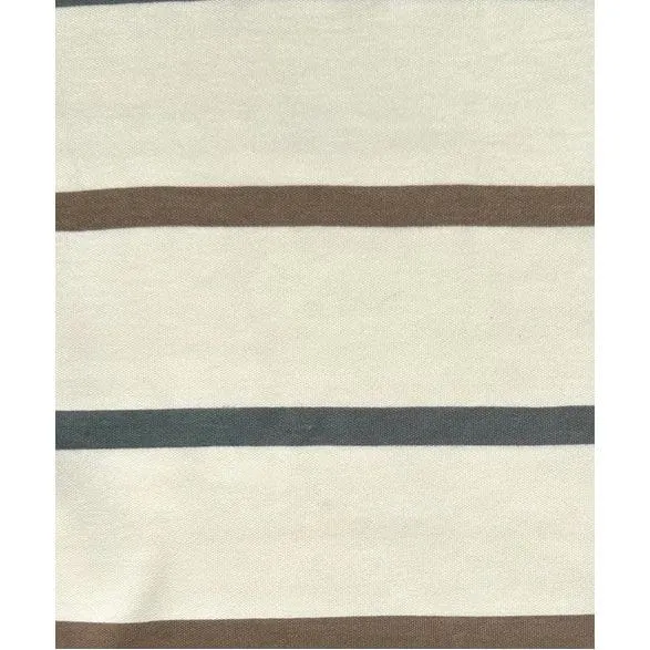 Colored Organics Madison Hooded Pullover - Max Stripe Teal  Taupe