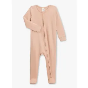 Colored Organics Peyton Zipper Sleeper Blush