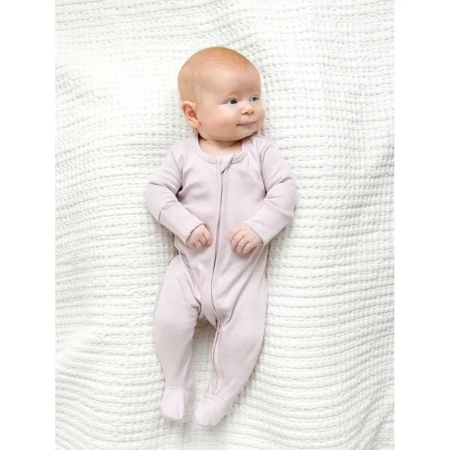 Colored Organics Peyton Zipper Sleeper Wisteria