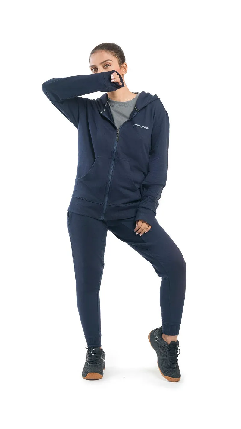 COTTON TERRY TRACK SUITE (WOMEN)