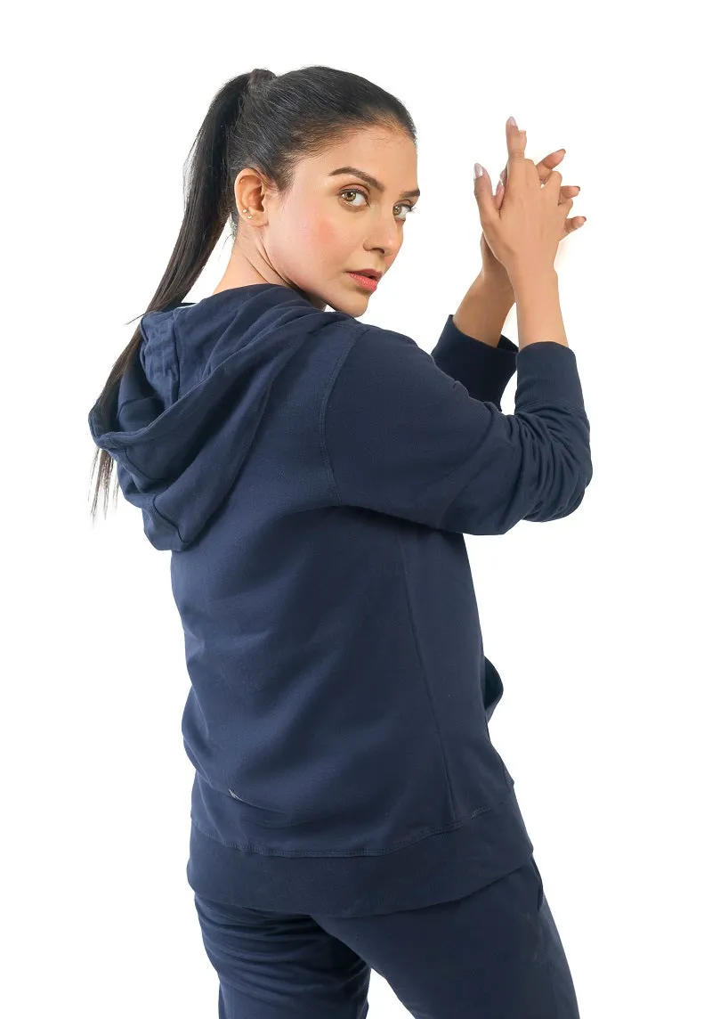 COTTON TERRY TRACK SUITE (WOMEN)