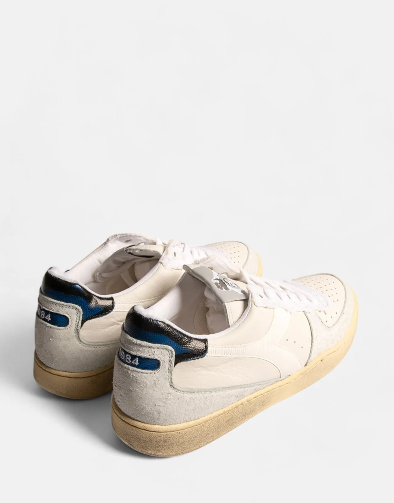 Diadora Mi Basket Low Pivot Italia White Sneakers