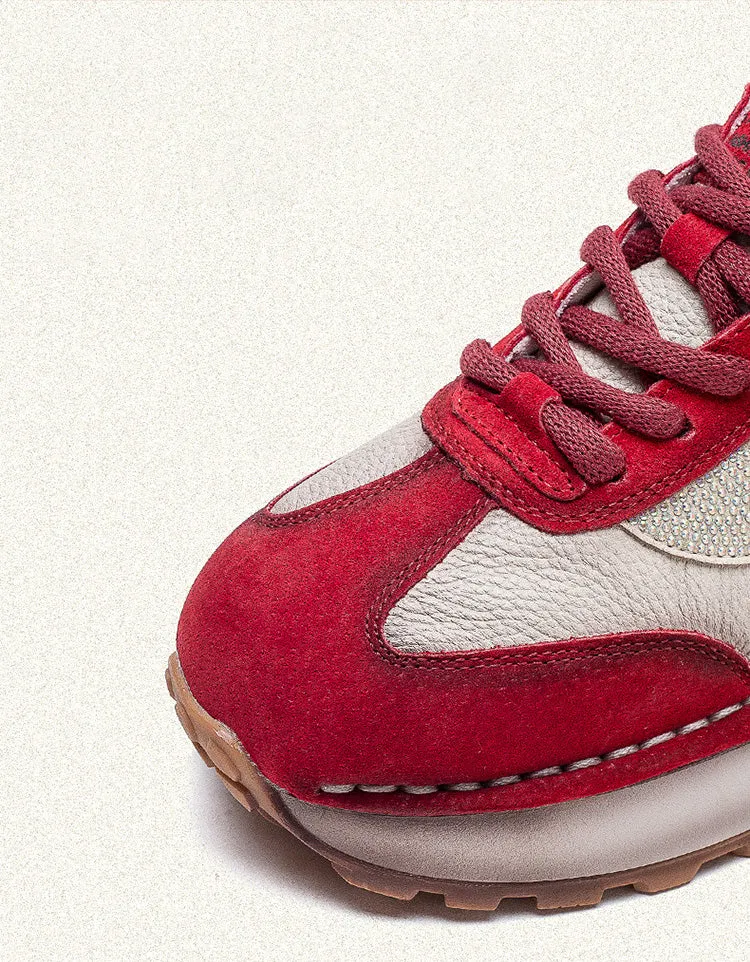 Diamond Decor Lace-up Casual Sneakers for Women
