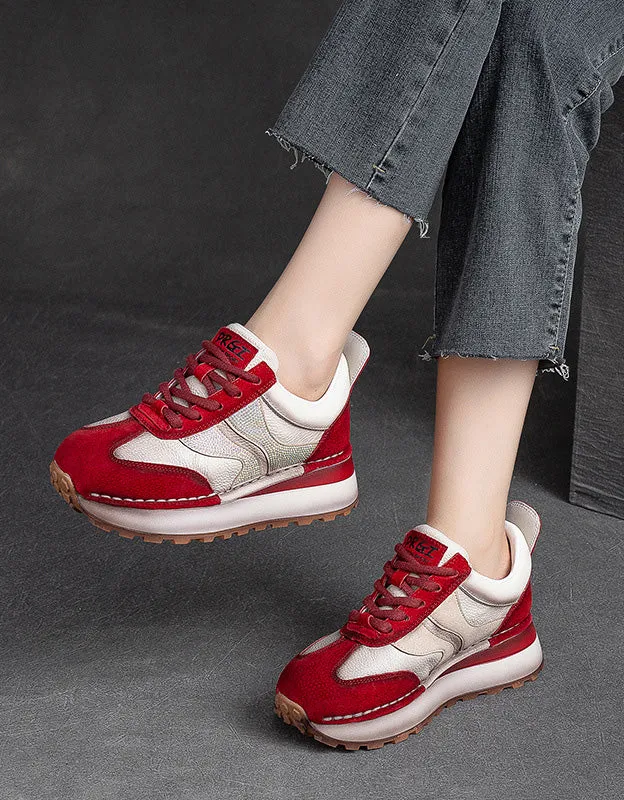 Diamond Decor Lace-up Casual Sneakers for Women