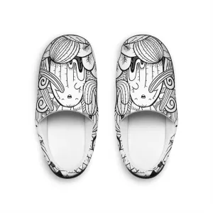 Doodle Cactus - Inovax Women's Indoor Slippers