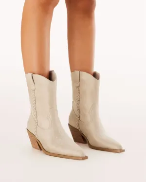 Ellenora Boot | Light Tan Suade