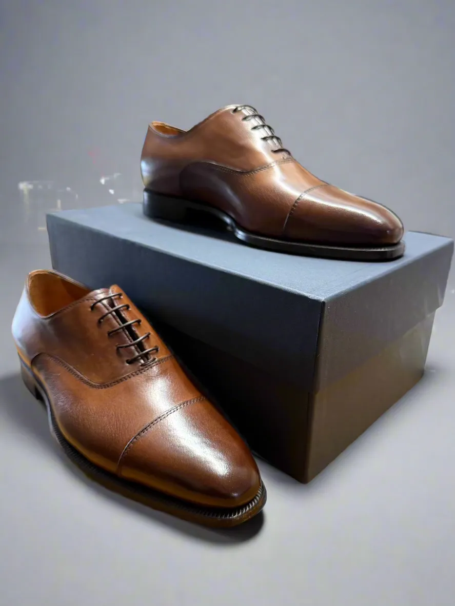 Flecs Bufalo Cuoio Dress Shoe - A415
