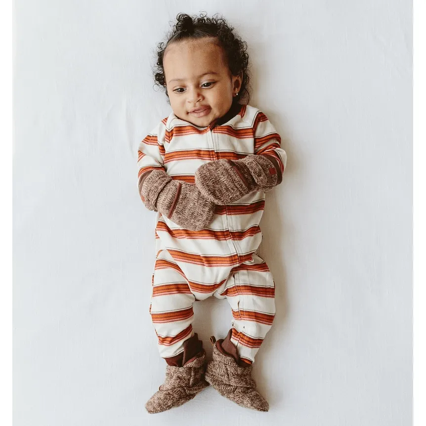 Goumi Cotton Knit Baby Stay-on Mitts