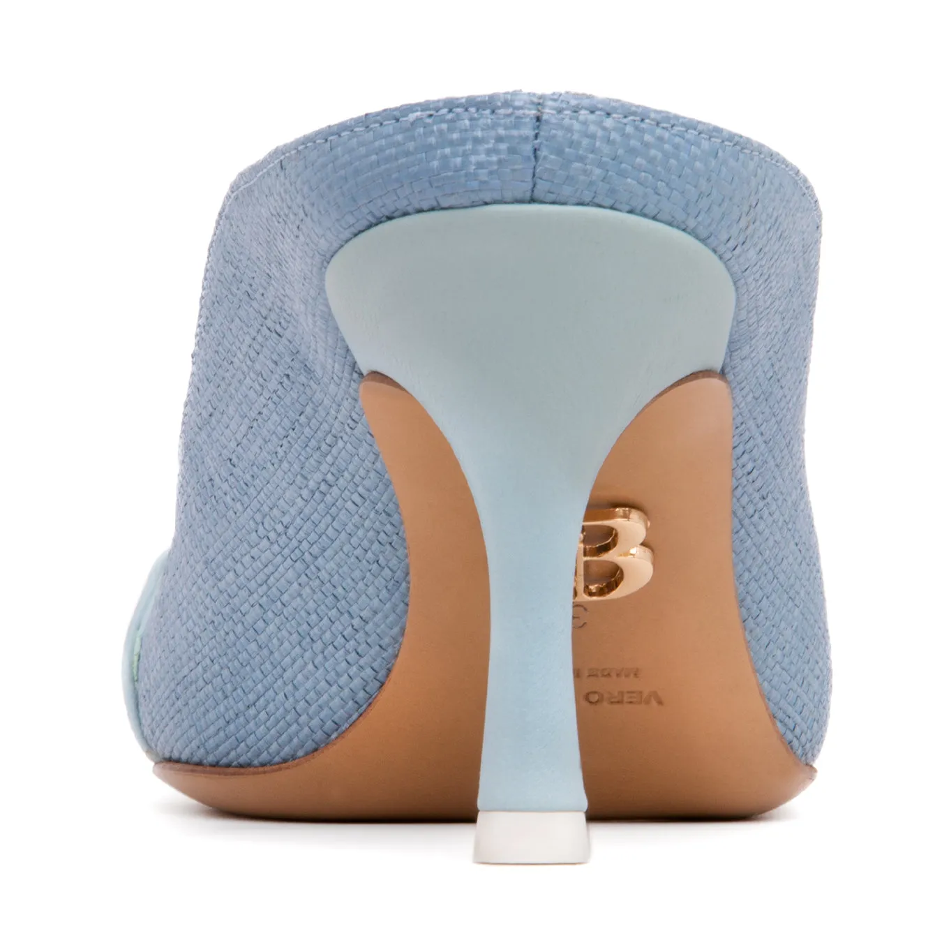 Graziela Off-White Canvas Mule