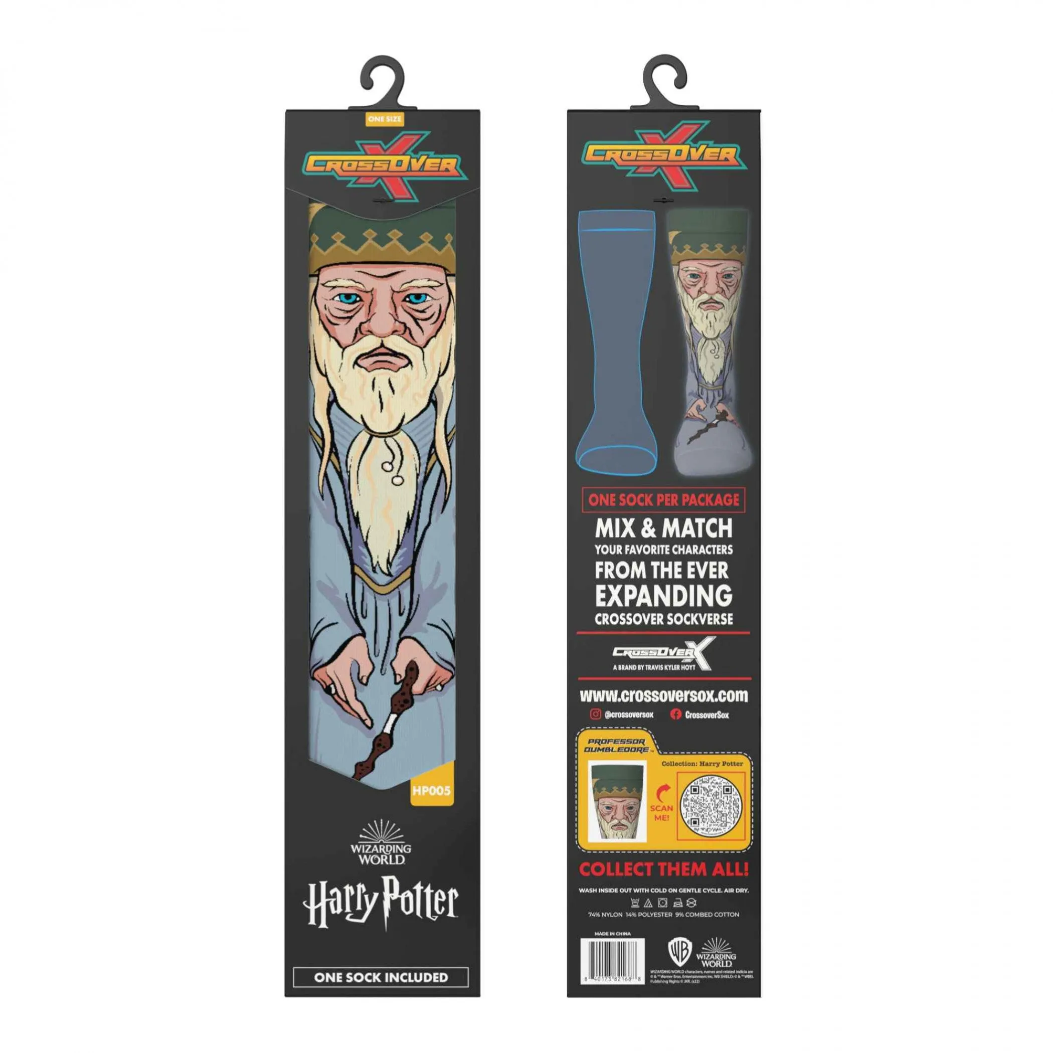 Harry Potter Dumbledore Crossover Crew Socks