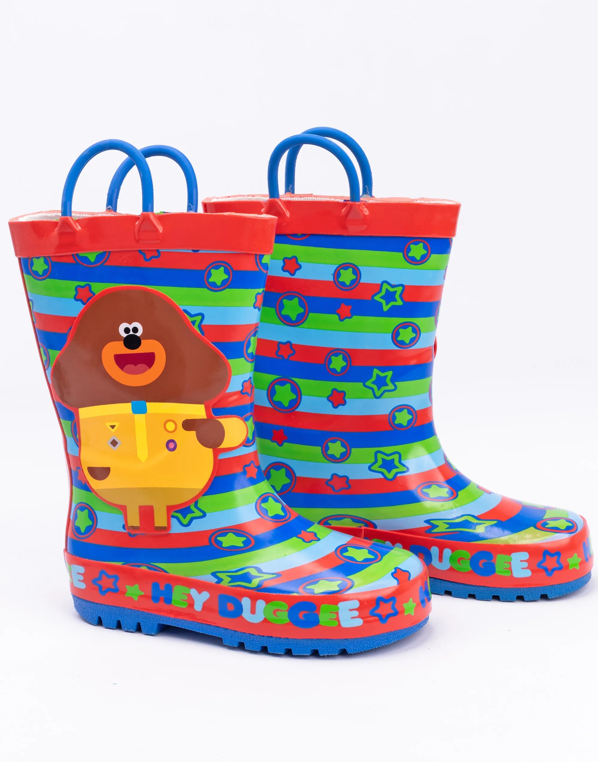 Hey Duggee Boys Wellies Children's Wellington Carry Handle Snow Boots