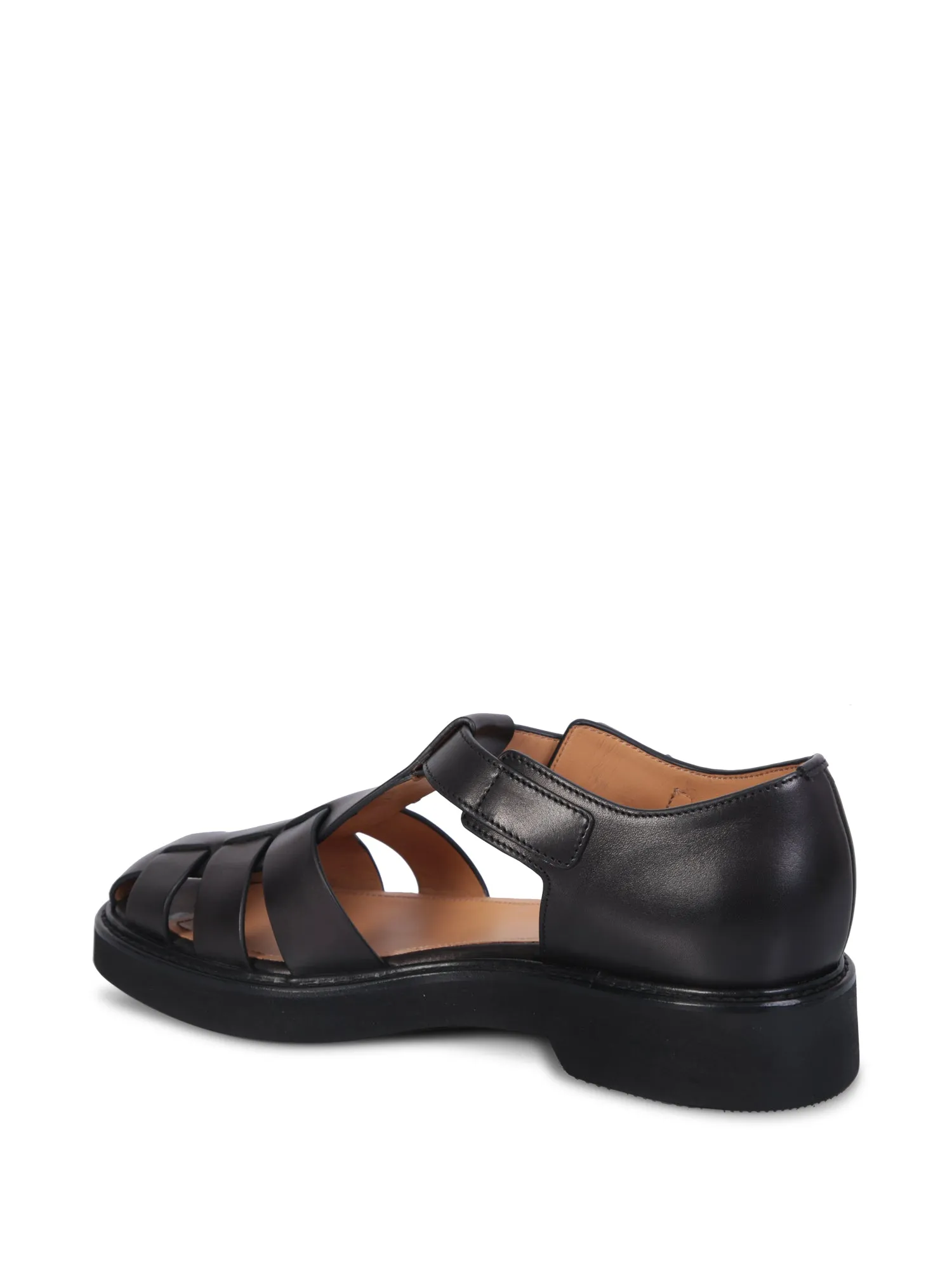 Hove black sandals