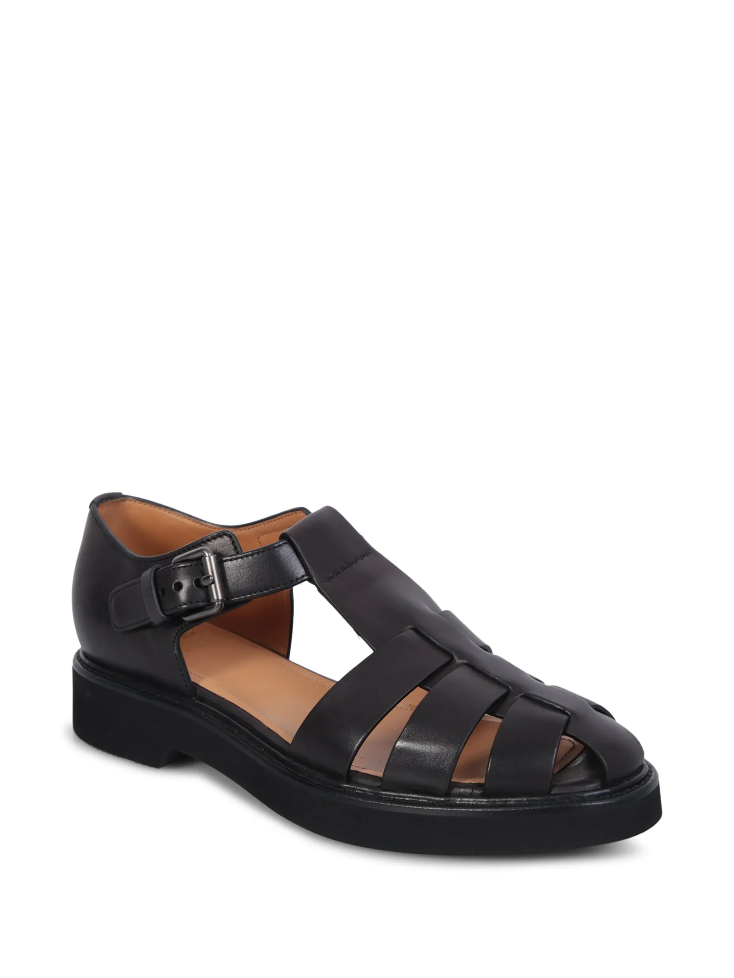 Hove black sandals