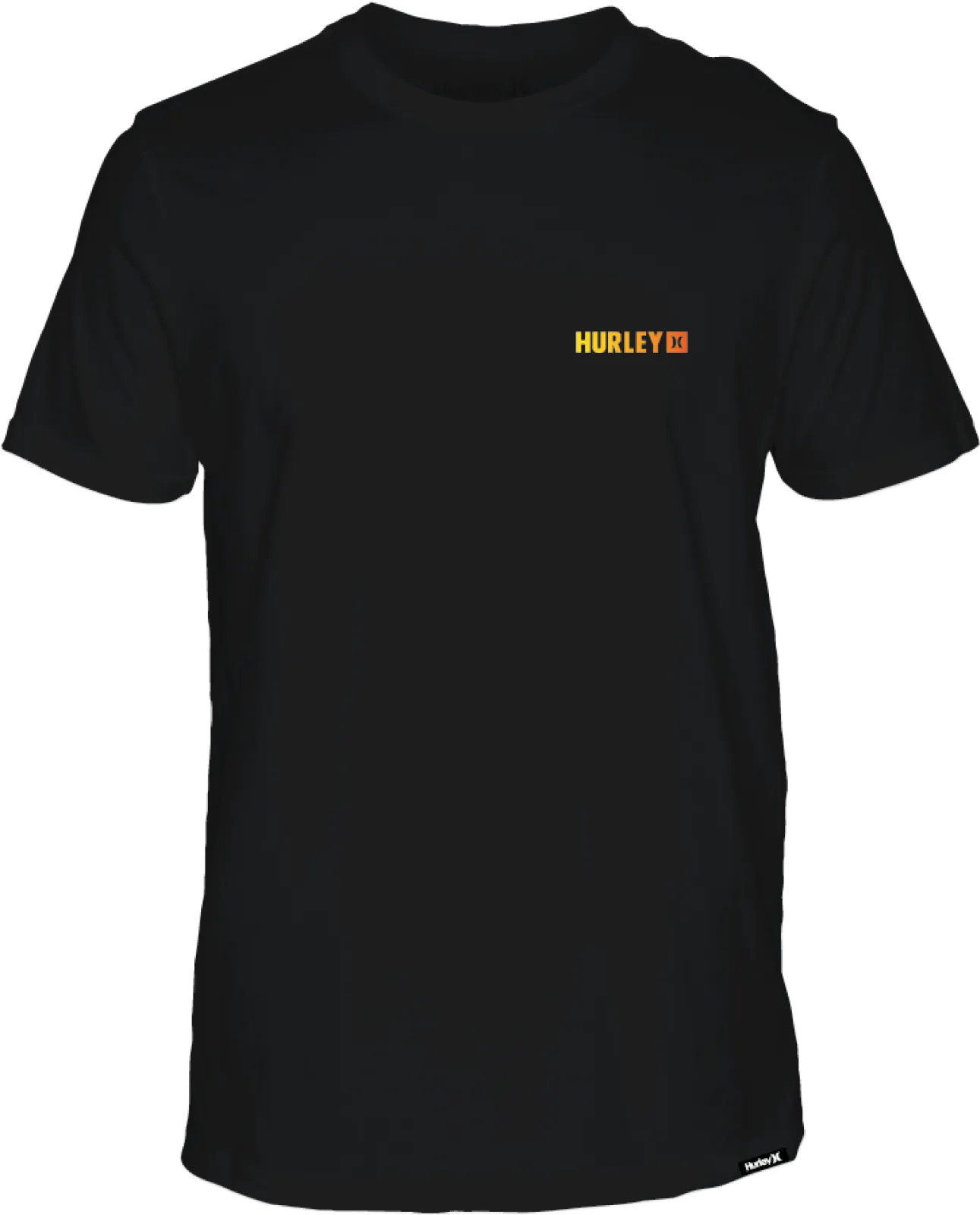 Hurley Mens Black Circle Gradient SS Tshirt
