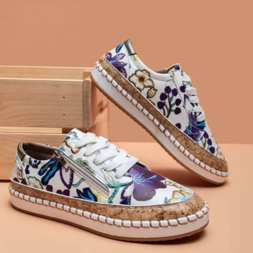 IIENE - ORTHOPEDIC FLORAL SHOES