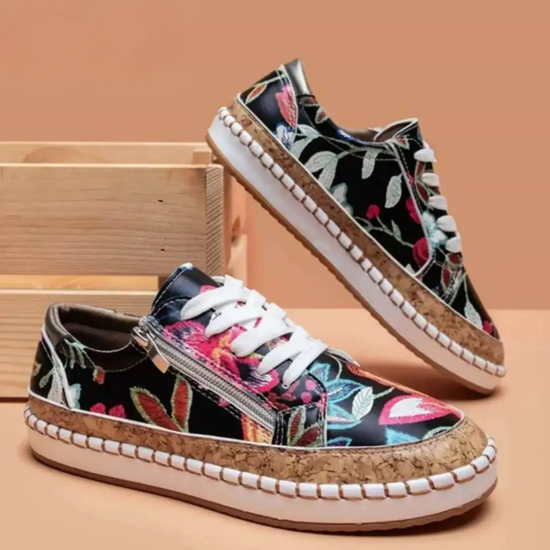 IIENE - ORTHOPEDIC FLORAL SHOES