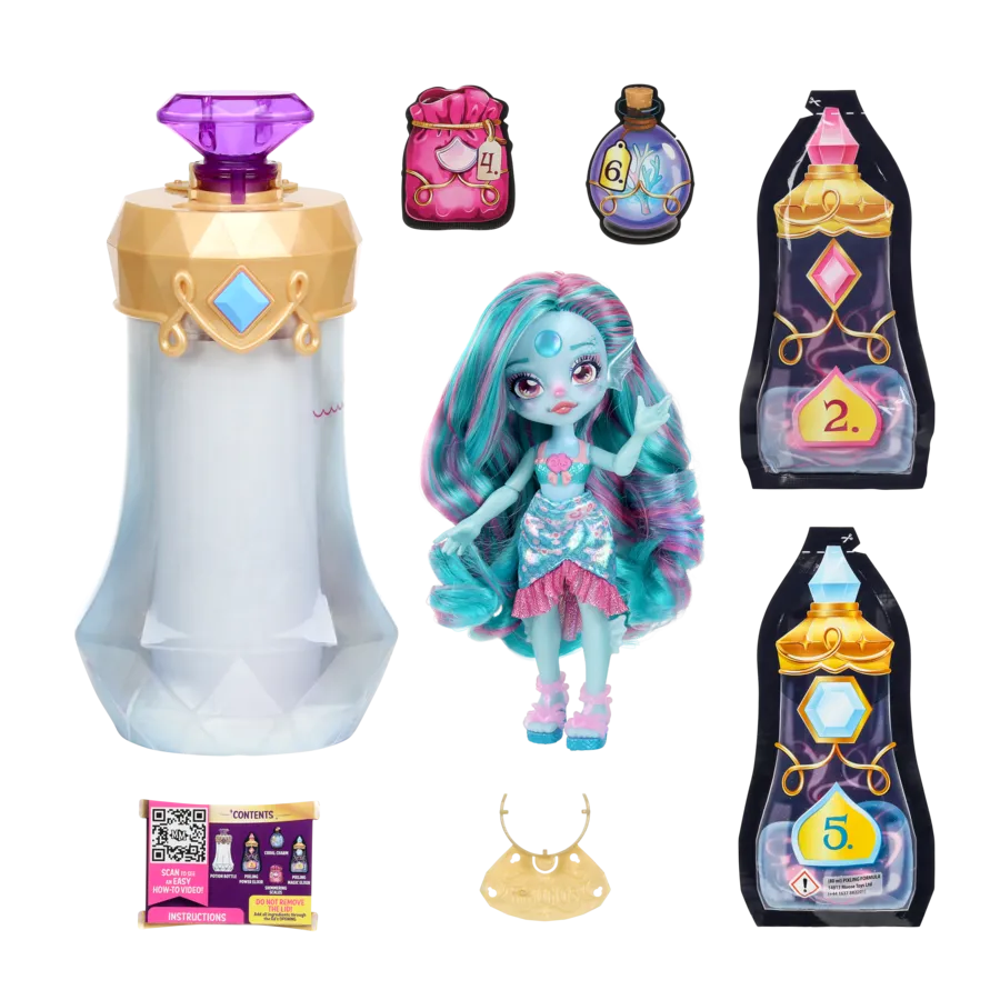 Magic Mixies Pixlings S1 Doll - Marena The Mermaid Pixling