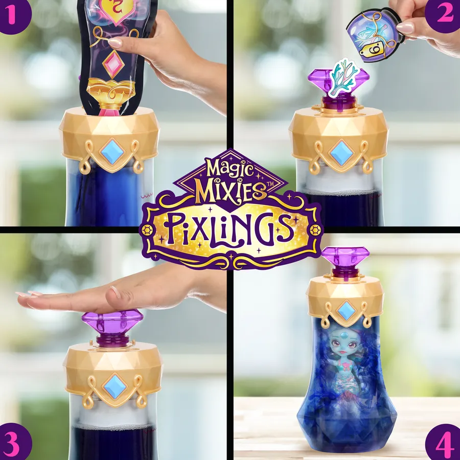 Magic Mixies Pixlings S1 Doll - Marena The Mermaid Pixling