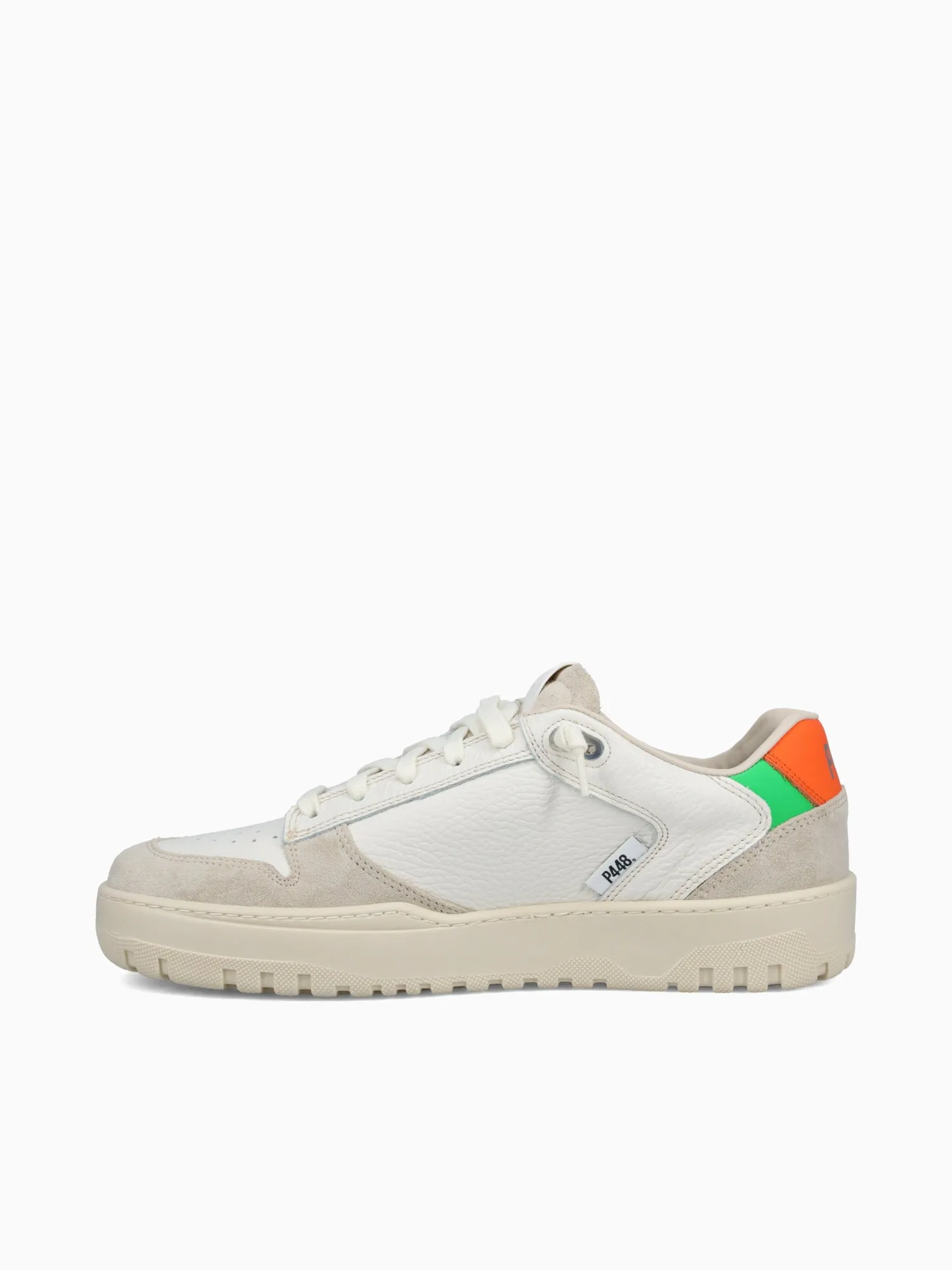 Mason M White Beige leather