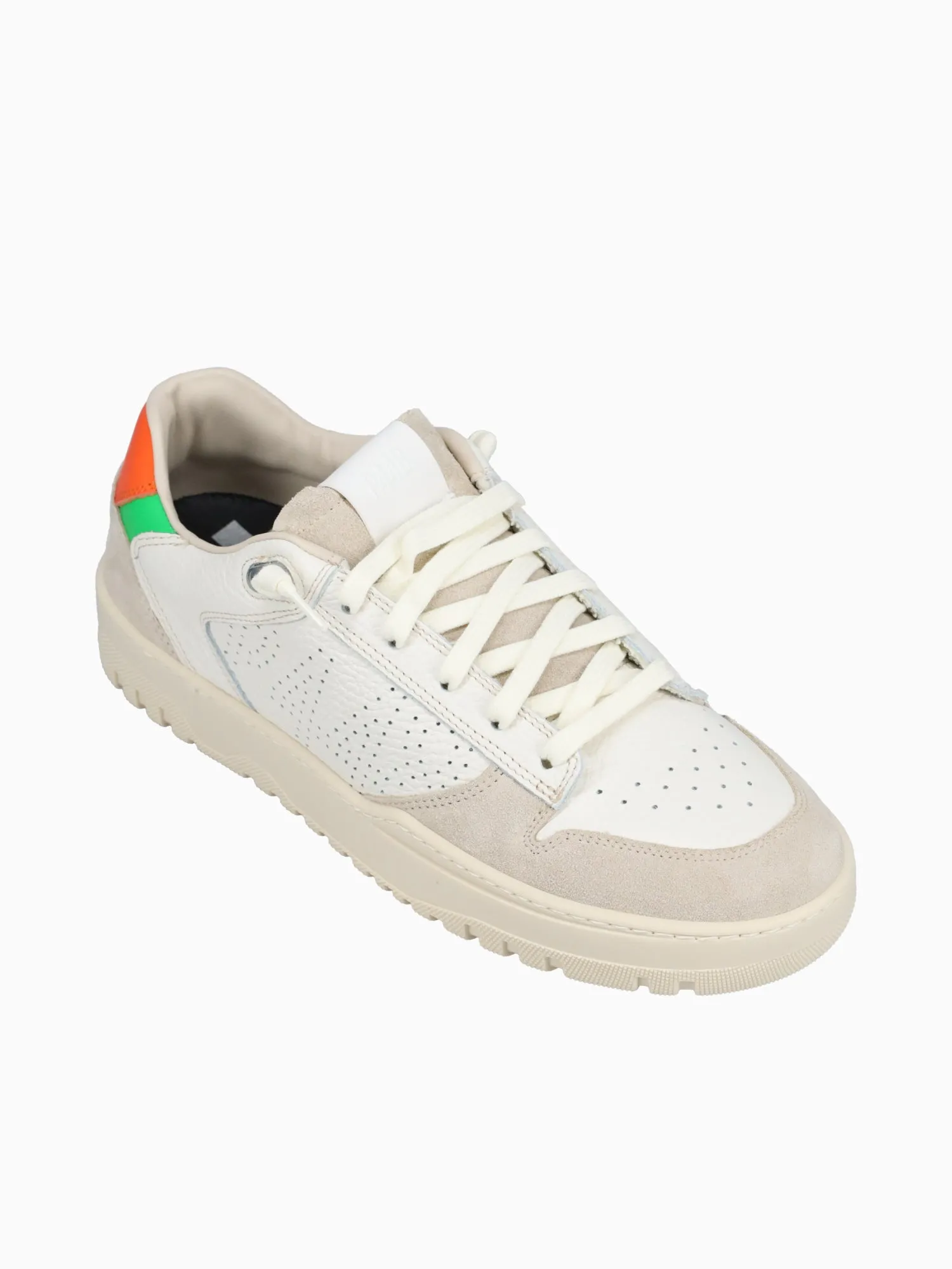 Mason M White Beige leather