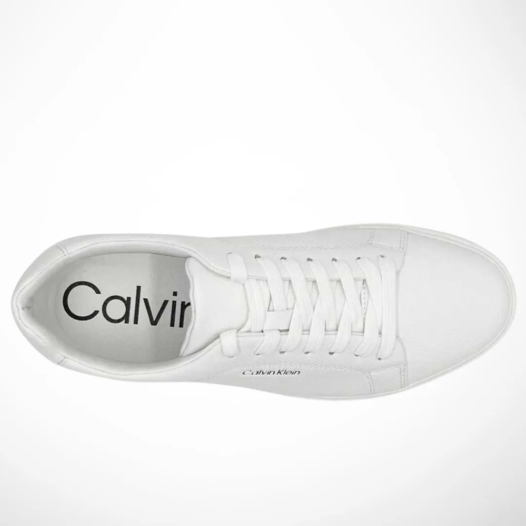 Men CK Flat Sneaker (White)