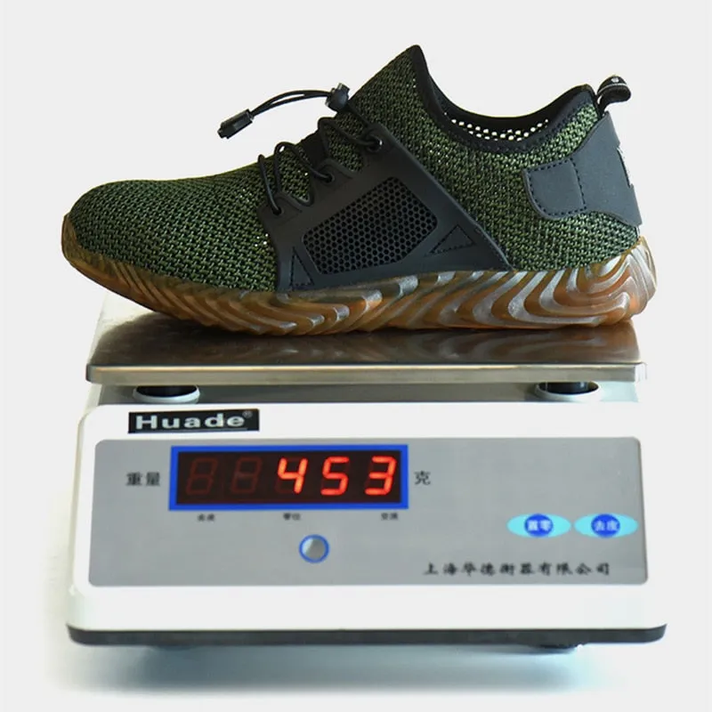 Men Steel Toe Cap Work Safety Shoes Puncture-Proof Boots Lightweight Sneakers - MS50278