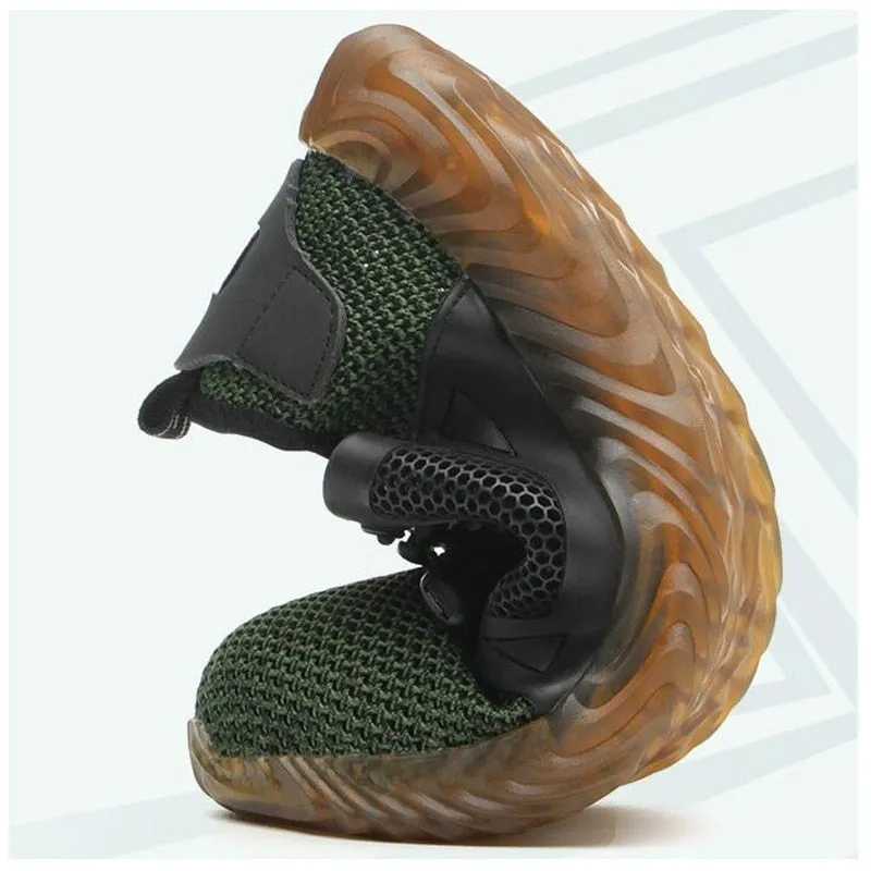 Men Steel Toe Cap Work Safety Shoes Puncture-Proof Boots Lightweight Sneakers - MS50278