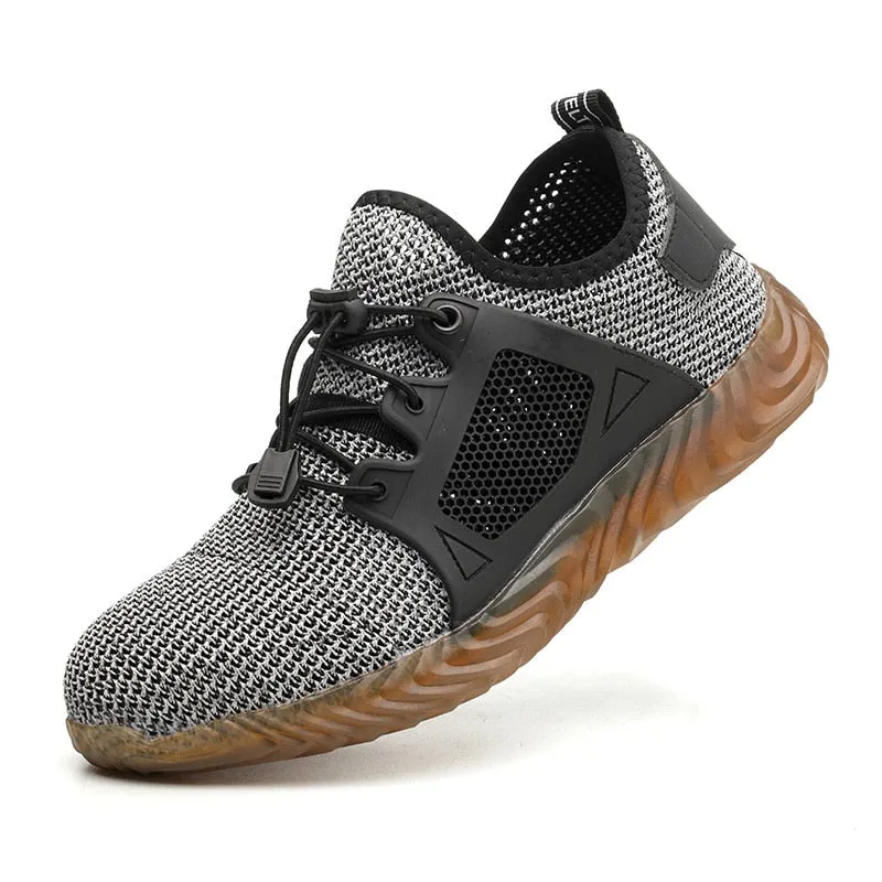 Men Steel Toe Cap Work Safety Shoes Puncture-Proof Boots Lightweight Sneakers - MS50278