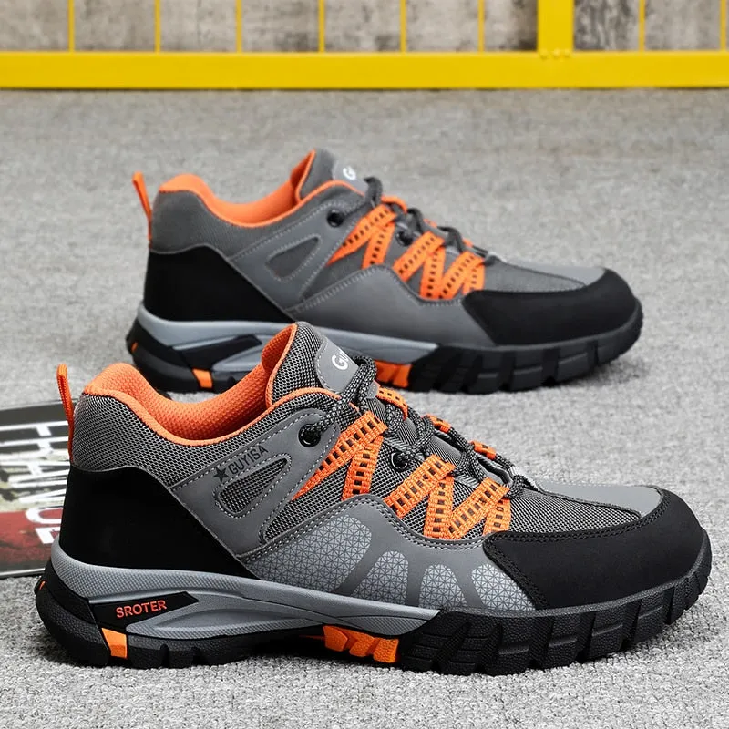 Men Work Sneakers Steel Toe Shoes Safety Shoes Puncture-Proof Work Shoes - MS50284