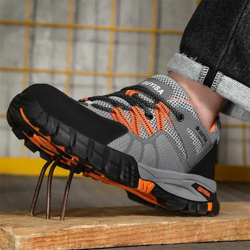 Men Work Sneakers Steel Toe Shoes Safety Shoes Puncture-Proof Work Shoes - MS50284