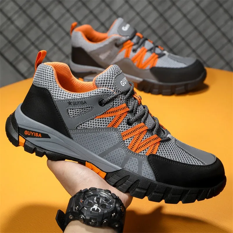 Men Work Sneakers Steel Toe Shoes Safety Shoes Puncture-Proof Work Shoes - MS50284