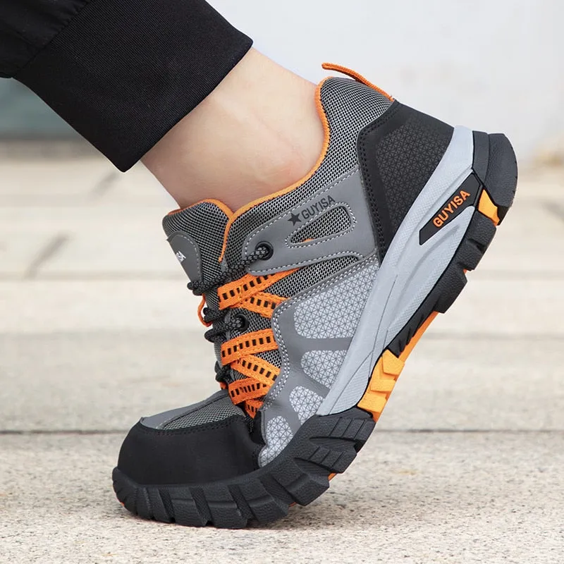 Men Work Sneakers Steel Toe Shoes Safety Shoes Puncture-Proof Work Shoes - MS50284