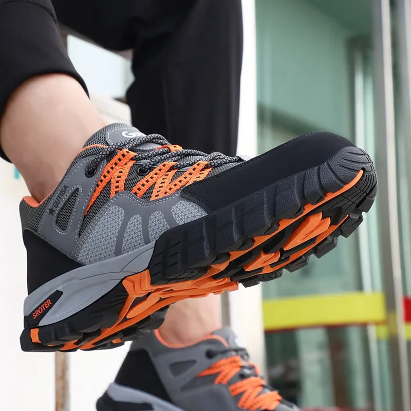 Men Work Sneakers Steel Toe Shoes Safety Shoes Puncture-Proof Work Shoes - MS50284