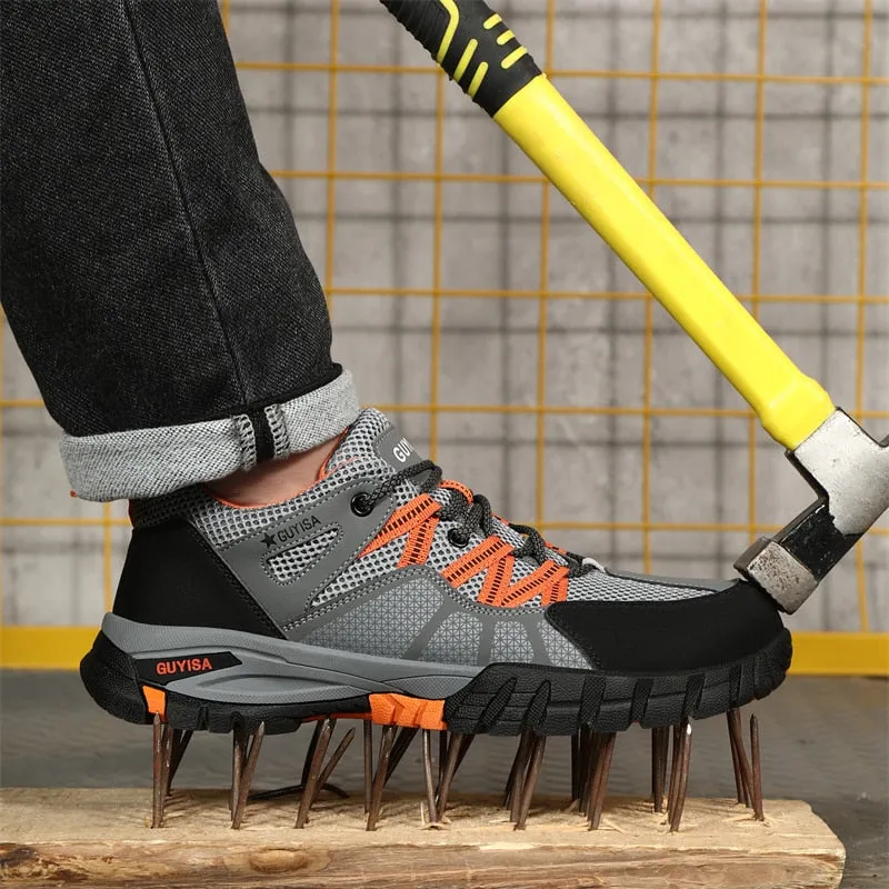 Men Work Sneakers Steel Toe Shoes Safety Shoes Puncture-Proof Work Shoes - MS50284