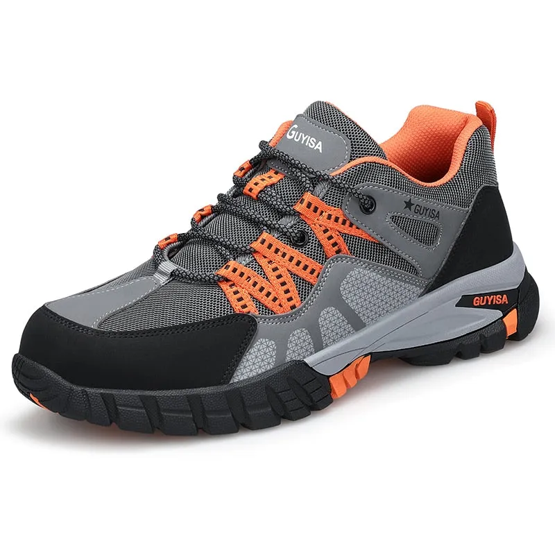 Men Work Sneakers Steel Toe Shoes Safety Shoes Puncture-Proof Work Shoes - MS50284