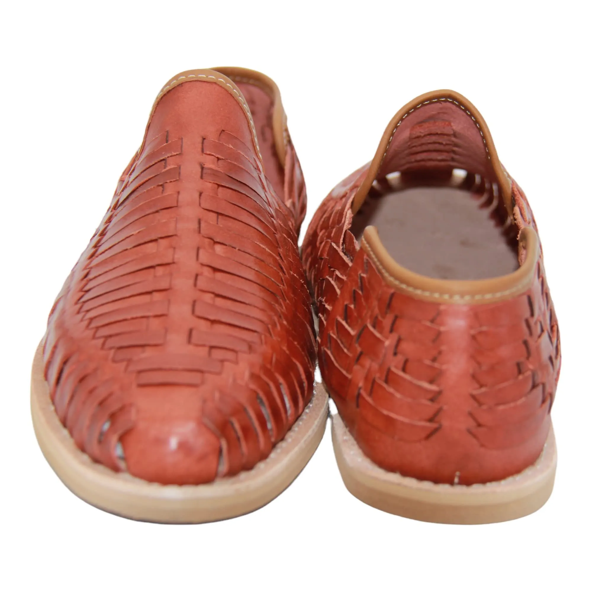 Men's Soft Leather Mexican Huarache Sandal Closed Toe