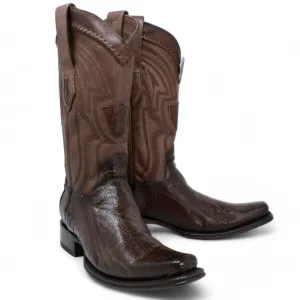 Men's Wild West Ostrich Leg Square Toe Boot 277L0516