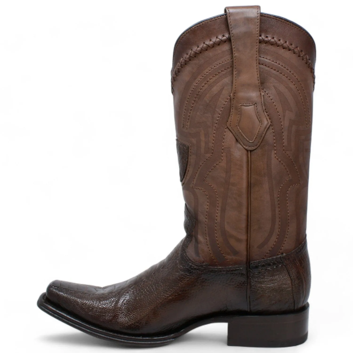 Men's Wild West Ostrich Leg Square Toe Boot 277L0516