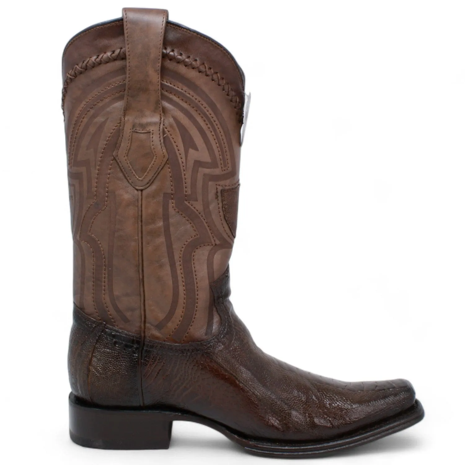 Men's Wild West Ostrich Leg Square Toe Boot 277L0516
