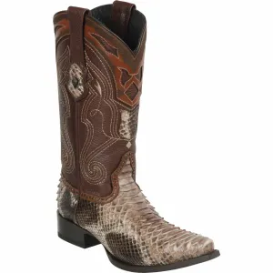 Men's Wild West Python Skin Snip Toe Boot 2945785