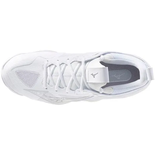 Mizuno Women's Wave Momentum 3 - White/Silver