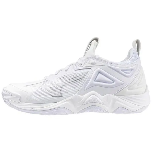 Mizuno Women's Wave Momentum 3 - White/Silver